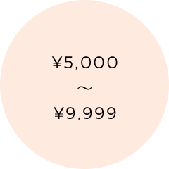 5,000円から1万円以下