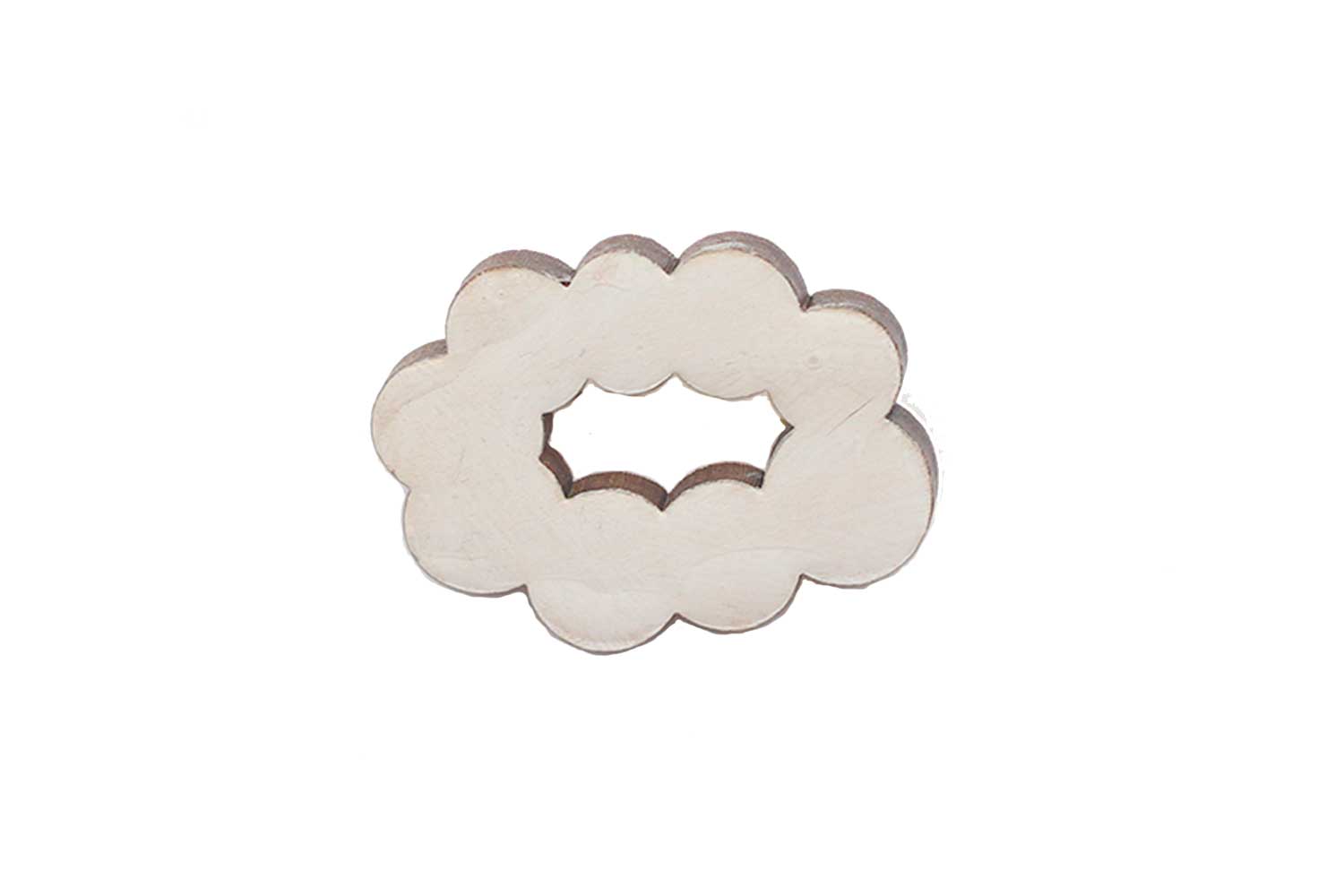 sky brooch / cloud white