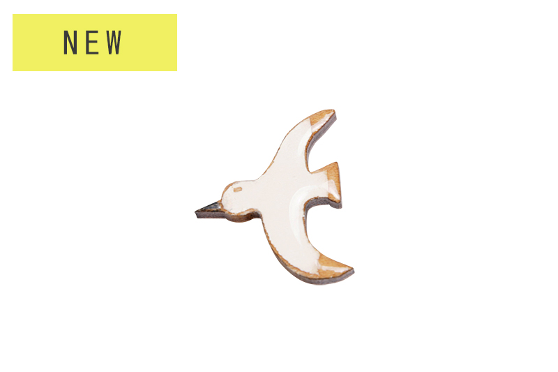 Clearwood Animal Brooch / Seagull