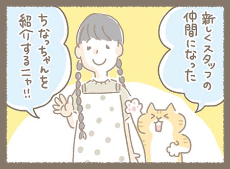 どらやき部長が新しくスタッフの仲間になったちなっちゃんを紹介します！