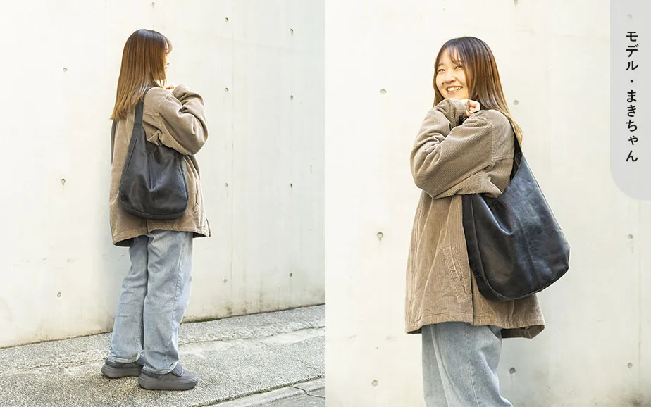 fuwariワンショルダーバッグ ブラック