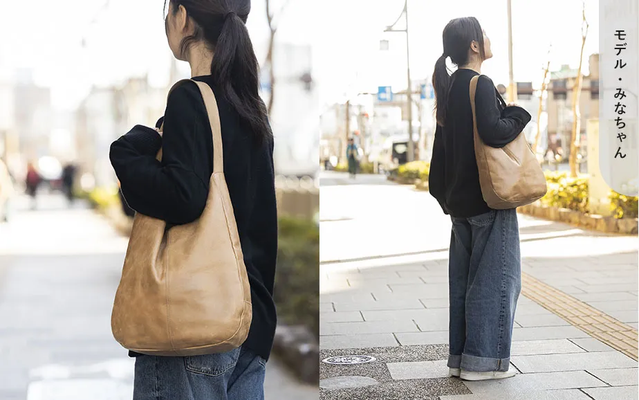 fuwariワンショルダーバッグ グレージュ