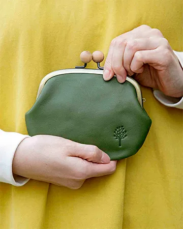 ドロップツリー木玉 親子がま口