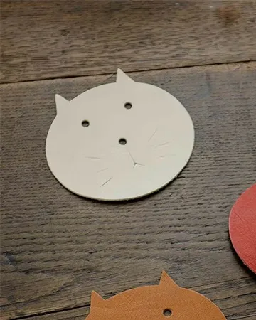 ネコ コースター バニラ