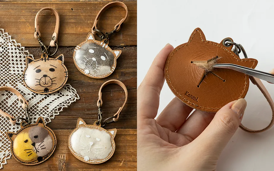 ねこモフ バッグチャーム