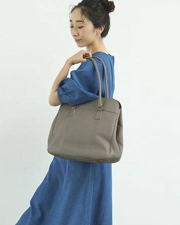 ボーラー がま口 トートバッグ